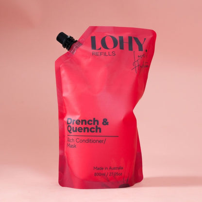 Drench & Quench Rich Conditioner / Mask 800ml Refill Pouch