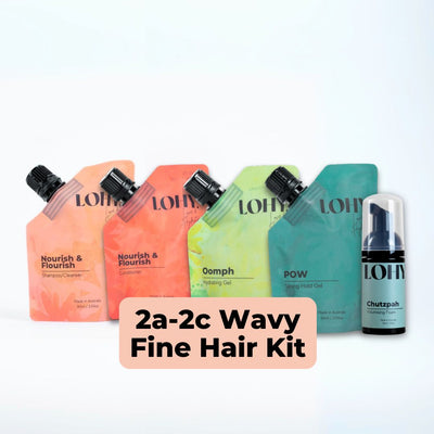 2a, 2b, 2c - Wavy Hair Kit